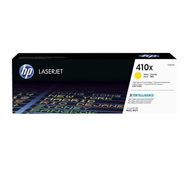 HP 410X (CF412X) aito keltainen värikasetti HP Color LaserJet Pro M377/M452/MFP M477 -tulostimiin