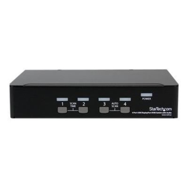 StarTech.com 4-porttinen DisplayPort KVM-kytkin – USB-keskitin ja äänen jakaminen – 2560 x 1600 (SV431DPUA)
