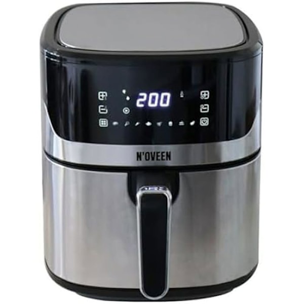Oljefri fritös - N'oveen - AF550 - 1600 W - 6,5 l - Svart Flerfärgad