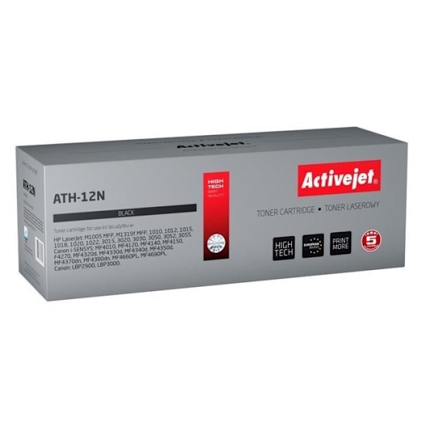 Tonerkasetti - Activejet - ATH-12N - Yhteensopiva - Musta - 2300 sivua