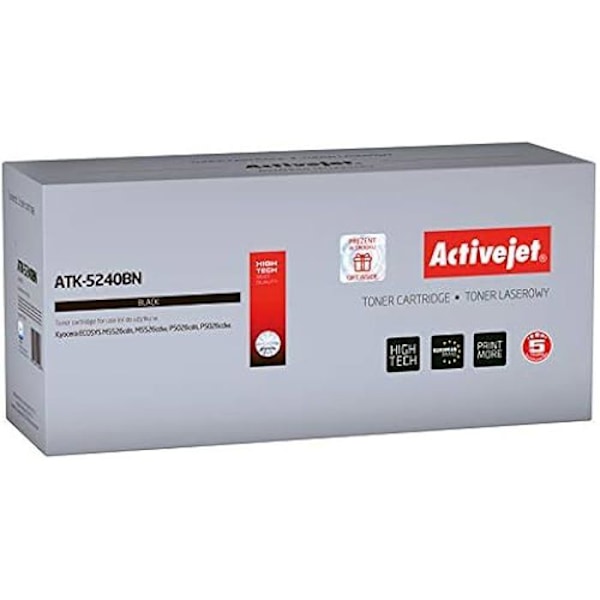 Toner ActiveJet ATK-5240BN (Erstatning for Kyocera TK-5240K; Supreme; 4000 sider; Sort)