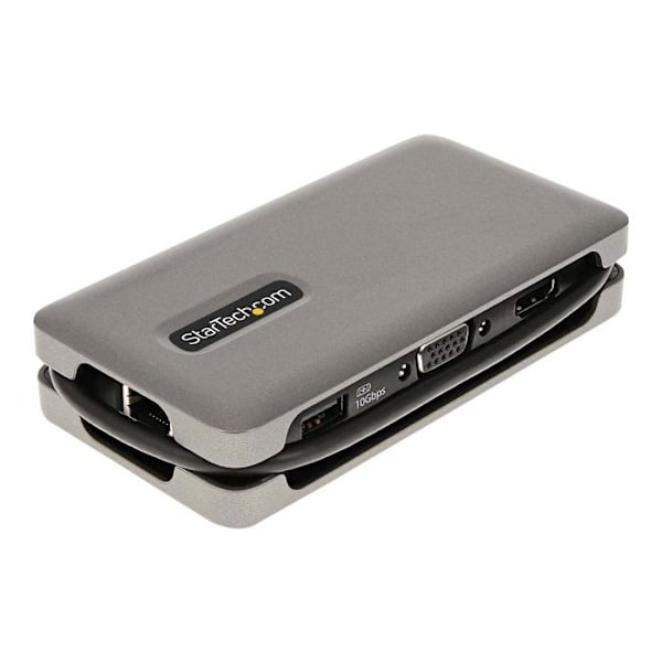 Dockingstation - STARTECH - DKT31CVHPD3 - USB-C - HDMI/VGA - 4K 60Hz - 100W strømforsyning