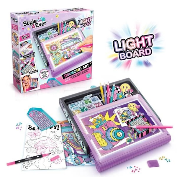 Canal Toys - Stil For Evigt - Diamant'Art Lysende Kuffert - OFG 300 Flerfärgad