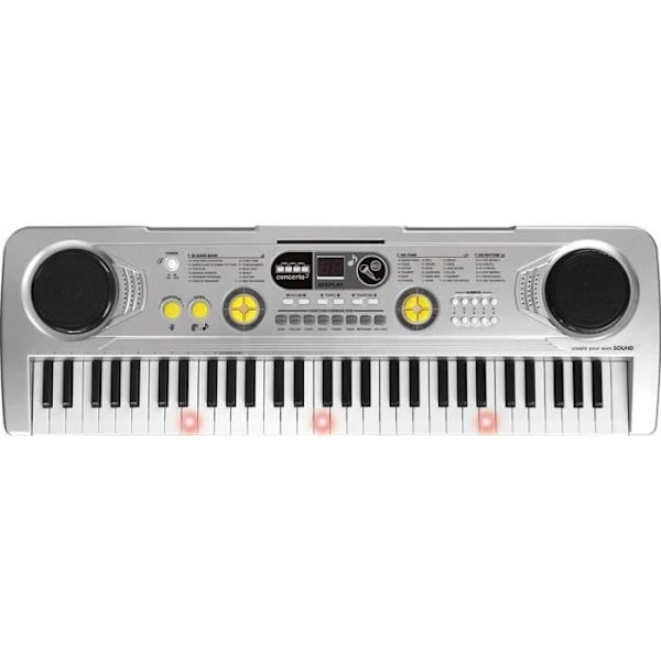 REIG 61-tangent elektroniskt organ - Dubbla högtalare - Spårfunktion