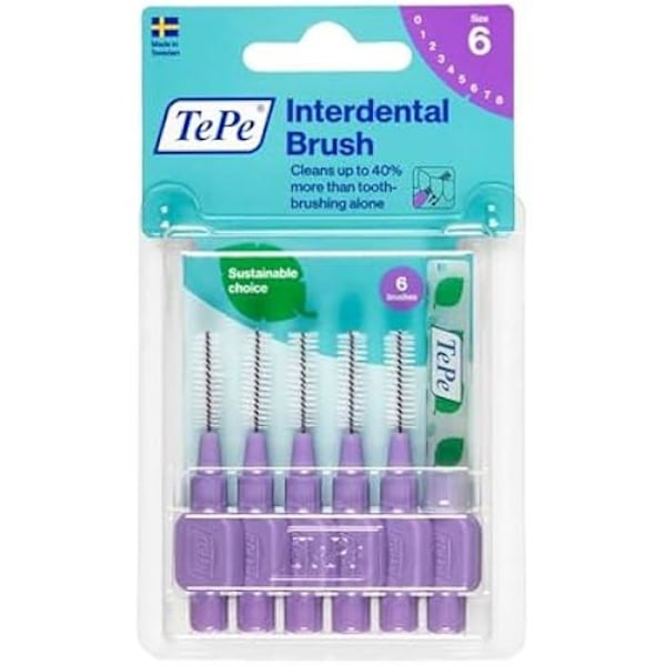 Interdentaalharja - TEPE - Violetti - 1,1 mm - Oikeus - Ikenet Lila