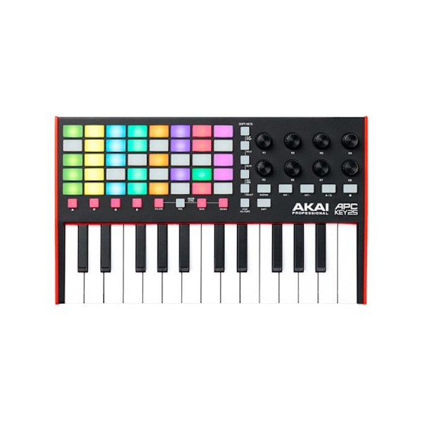 MIDI master keyboard - Akai - APC Key 25 MKII - 25 taster - 40 RGB pads - Kompatibel med Ableton Live
