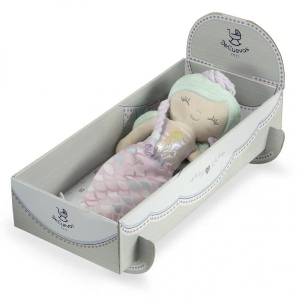 Docka - Decuevas Toys - 20041 - Ocean Fantasy-kollektion - Rosa - Plysch - Färgglad låda