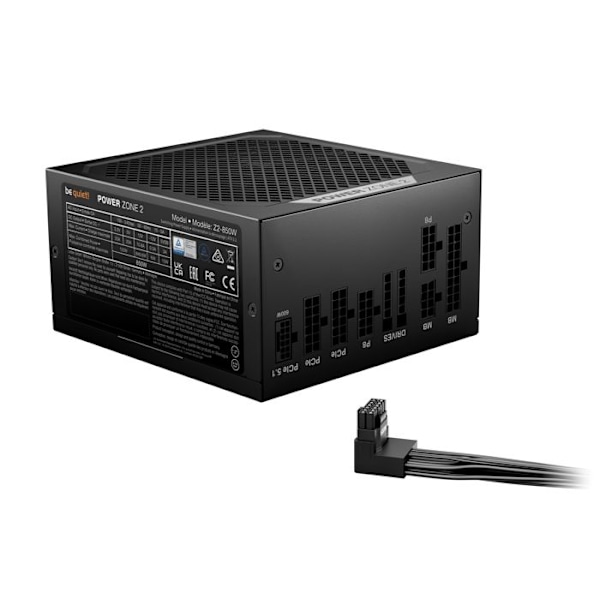 Ruoka - BEQUIET - Power Zone 2 - 850W - 80 PLUS Platinum - ATX 3.1 - PCIe 5.1