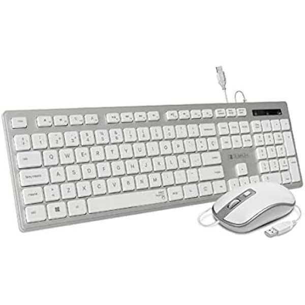 SUBBLIM SUBKBC-CEKE60 Tastatur og mus - Trådløs - Spansk QWERTY