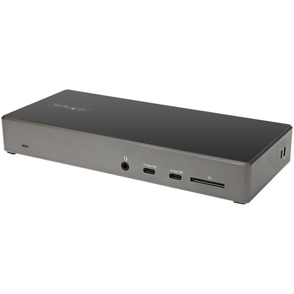 USB Hub - Startech - DK31C2DHSPDUE - 3 Porte - 4K Ultra HD - Sort