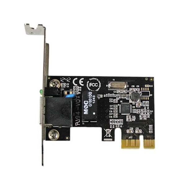 1-porttinen Gigabit Ethernet PCIe -verkkokortti - STARTECH - Pieni koko - Realtek RTL8111E