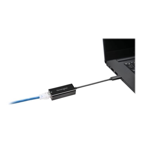 USB-C-sovitin - Kensington - CA1100E - Gigabit Ethernet - Plug and Play - Kompakti ja kevyt