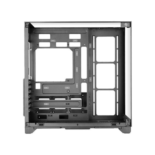 Mars Gaming MC-Vision ATX-kasse med triple hærdet glas, rammefri, dobbelt kammer design, USB 3.0, sort