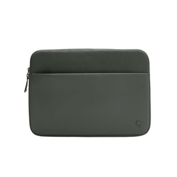 Housse - INCACE - MacBook Pro 14" - Polyester 900D - Foder i konstpäls - Grön Grön