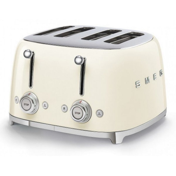 SMEG 4 viipaleen paahtoleivän - 2000W B Kermanvärinen TSF03CREU