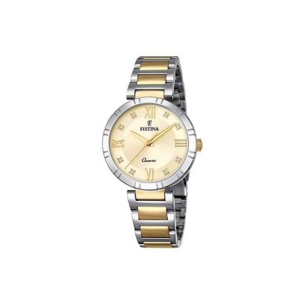 Ur - Festina - F16937-B - Dame - Grå - Vandtæthed 5 ATM - Mineralglas Grå