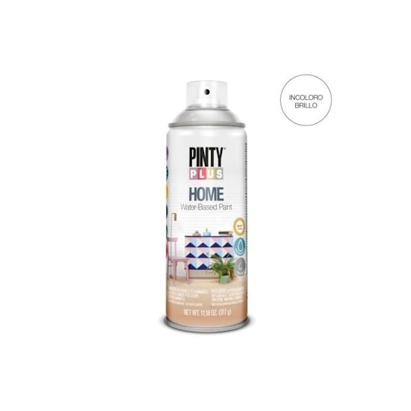 Högblanka spraylack - GENERISK - Pintyplus Home - Vit - Upp till 3 m² - Lätt att använda