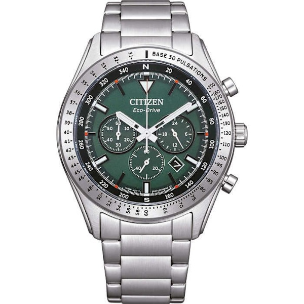 Kello - Vihreä Teräs - Citizen - CA4600-89X Silver Stål/Stål