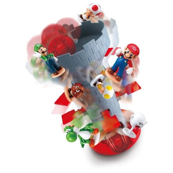 SUPER MARIO Blow Up! Shaky Tower - Brädspel - EPOCH - 7356 Flerfärgad