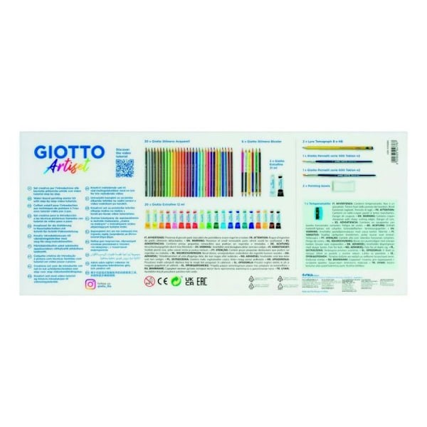 Giotto tegnesæt - 270200 - Kunsthåndværk tegne- og malesæt