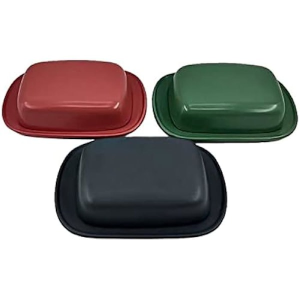 Smörfat - DKD HEMINNREDNING - Standard - Stengods - Vit, Grön, Rosa - 23,5 x 40 x 39 cm vit, grön, rosa