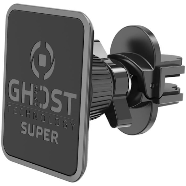Celly telefonstøtte Ghost Super Plus 5,5 x 7 cm sort stål Sort