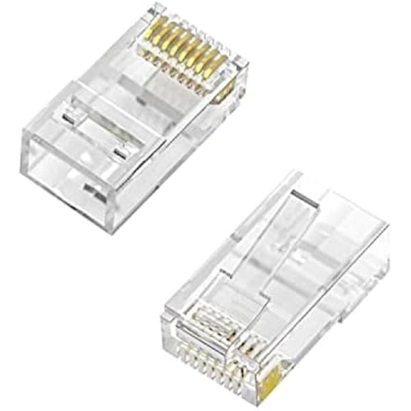 AISENS - A139-0657 - 8-leder RJ45-stik Cat.6 AWG24 (100 stk.)