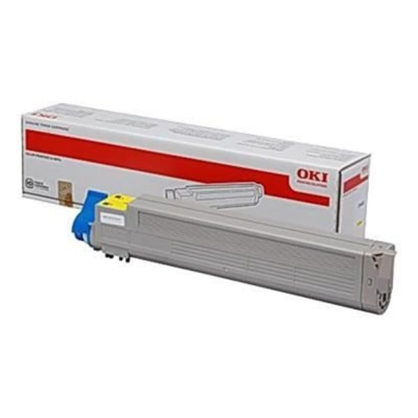 Kompatibel OKI C9655 Gul tonerkassett - Standard 22 000 sidor