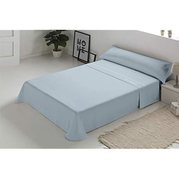 Pierre Cardin Arcadia 100% bomull sängset för 90 cm säng - Blå Blå