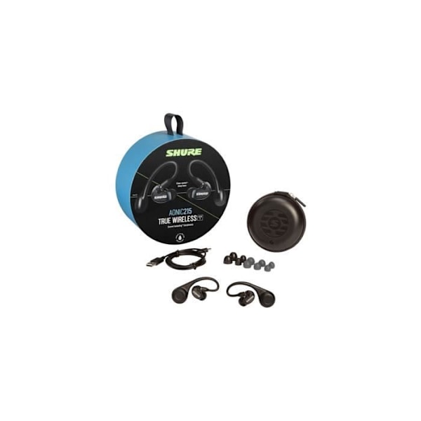 True Wireless-høretelefoner - Shure - Aonic 215 Gen 2 - Sort - Svedresistent - In-ear Svart