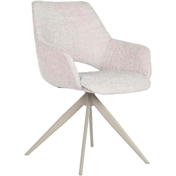 Ruokasalin Tuoli - Home ESPRIT - Beige - Polyester - Metalli - Moderni Muotoilu beige