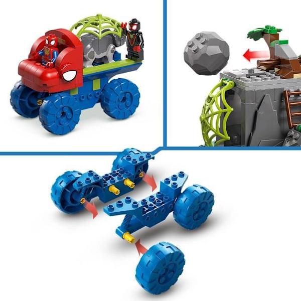 LEGO Marvel 11199 Team Spidey Dino Vehicle Rescue - Spidey og hans ekstraordinære venner Flerfärgad