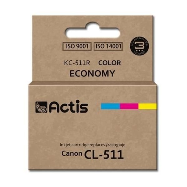 Inktpatron i farven ACTIS KC-511R til Canon printer (erstatning for Canon CL-511)