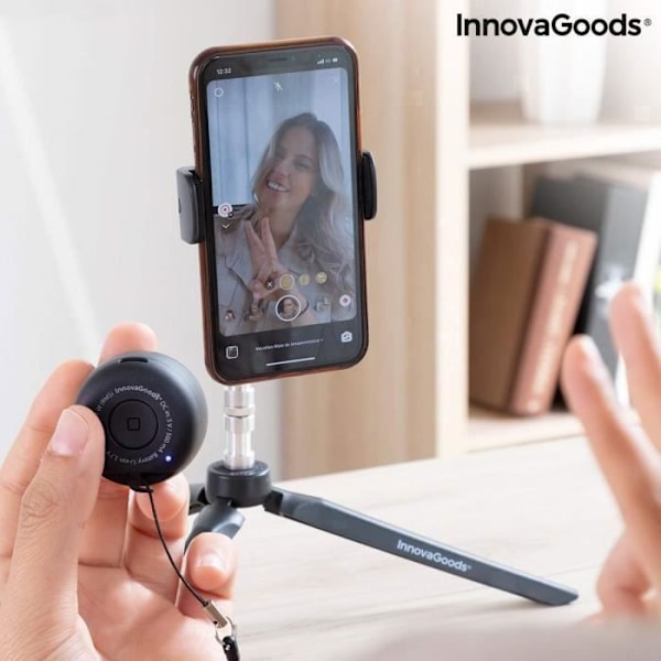 Miund InnovaGoods Mini kannettava langaton kaiutin - musta Svart