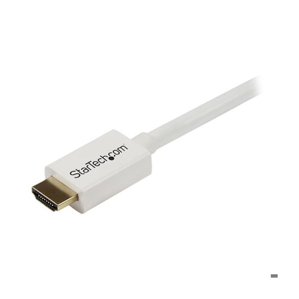 Ultra HD 4K x 2K High Speed HDMI-kaapeli - STARTECH - 3m - Valkoinen - Kullattu