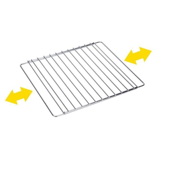 SAUVIC Universal ugnshylla 385-55 x 315 cm Rostfritt stål