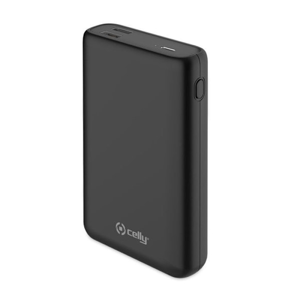 Powerbank - CELLY - PD45W - 15000 mAh - Power Delivery - Snabbladdning 3.0 Svart