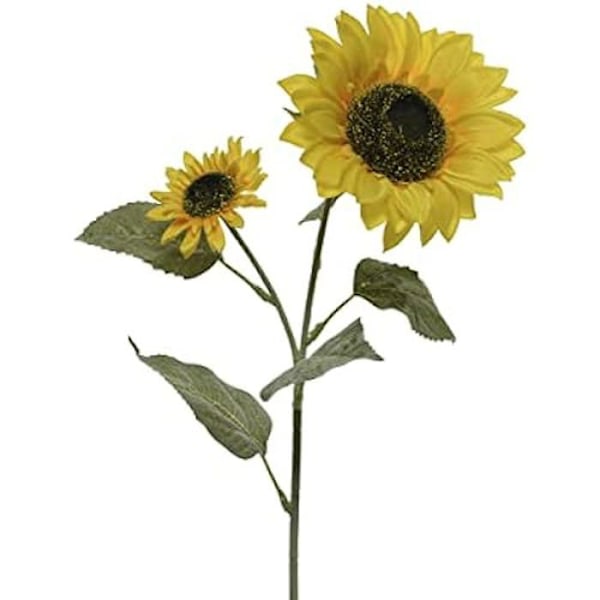Tekokukat - DECORIS - Auringonkukka vartta - 15x10x72cm - Keltainen - Taivutettavissa ja leikattavissa Gul