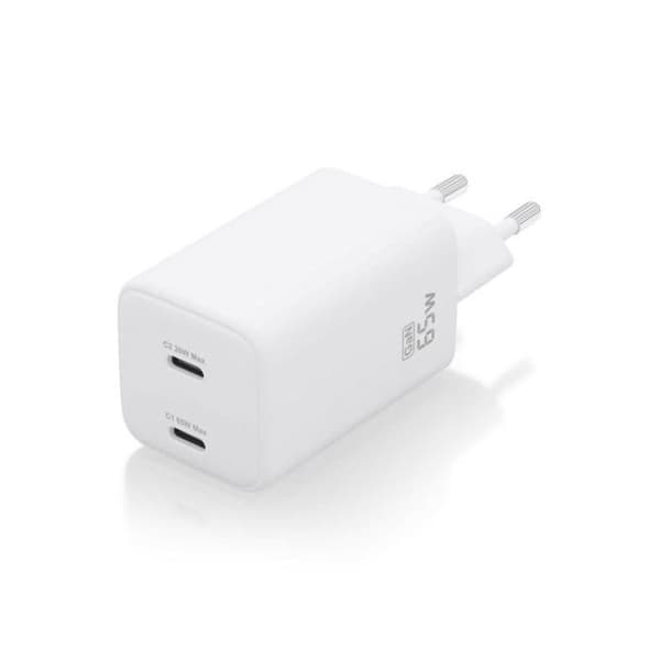 CARGADOR AISENS GAN 65W 2XUSB-C PD3.0 QC4.0 VIT