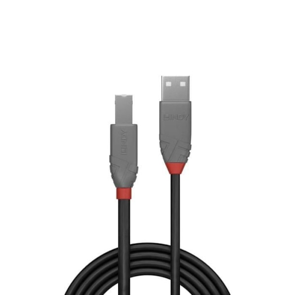 USB-kabel - Lindy - 36677 - 10 m - USB A/B - 2.0 - 480 Mbit/s