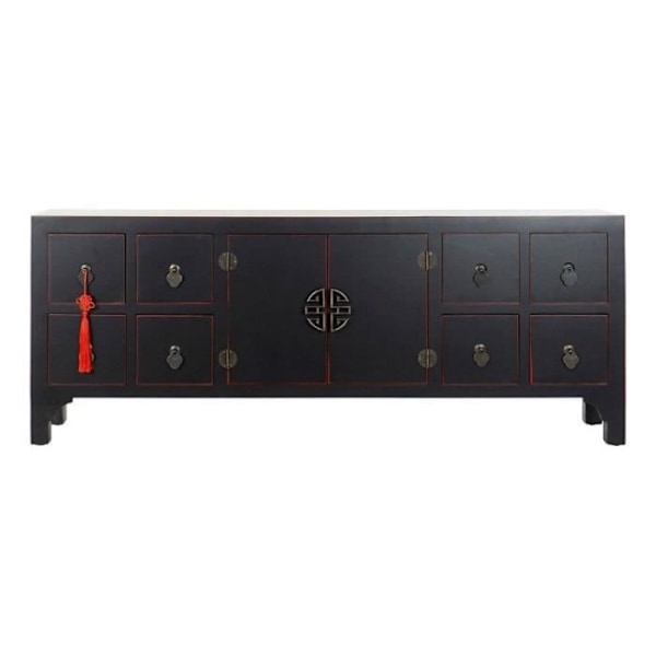 TV-møbel Thyann Fir Wood MDF (130 x 24 x 51 cm)