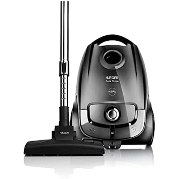 Dammsugare - HAEGER - Super Silent - 750 W - HEPA-filter - Kapacitet 4L Svart