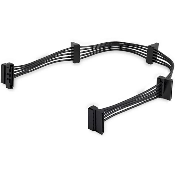 SATA-virranjakajakaapeli - STARTECH - PYO4SATA - Musta - 4 SATA-virtaliitintä