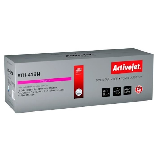 Activejet ATH-413N Yhteensopiva magenta tonerikassetti 1 kpl