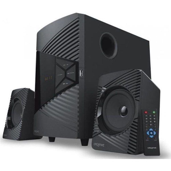 Kontorshögtalare 2.1 - CREATIVE - SBS E2500 - 30W - Bluetooth - Svart