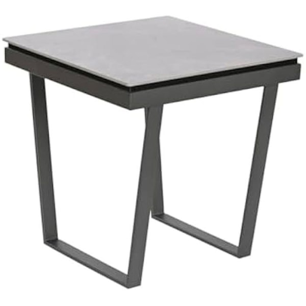 Sidebord - Home ESPRIT - Metalgrå - 51 x 51 x 53 cm - Flerfarvet - Lille komplementært møbel mångfärgad