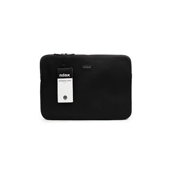 Bærepose til bærbar computer - NILOX - NXF1501 - 15.6 tommer - Neopren - Sort Svart