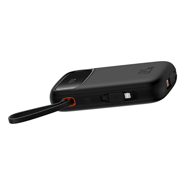 Baseus - Extern batteri Qpow Pro+ (P10055003113-00) - Lightning, 2x Type-C, USB, 22,5W, 10000mAh, Type-C kabel, 30cm - Svart