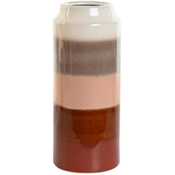 Vase - HOME ESPRIT - Multifarvet - 13 x 13 x 31 cm - Stentøj - Moderne Flerfärgad