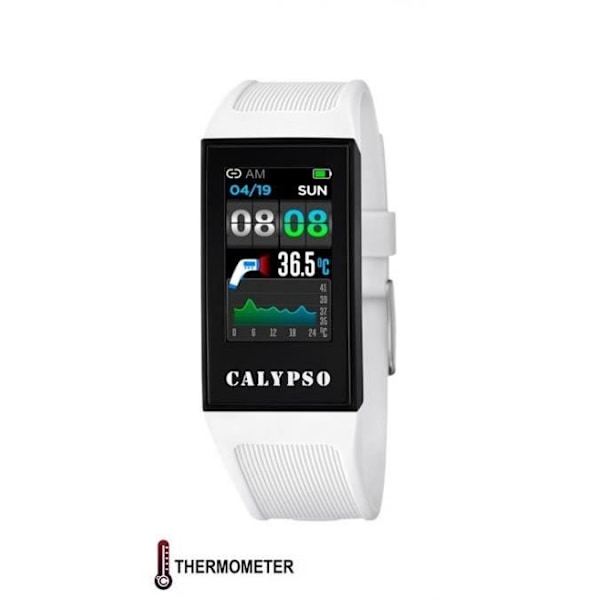 Ur - Calypso - K8501-1 - Sort - Plastik - Mand